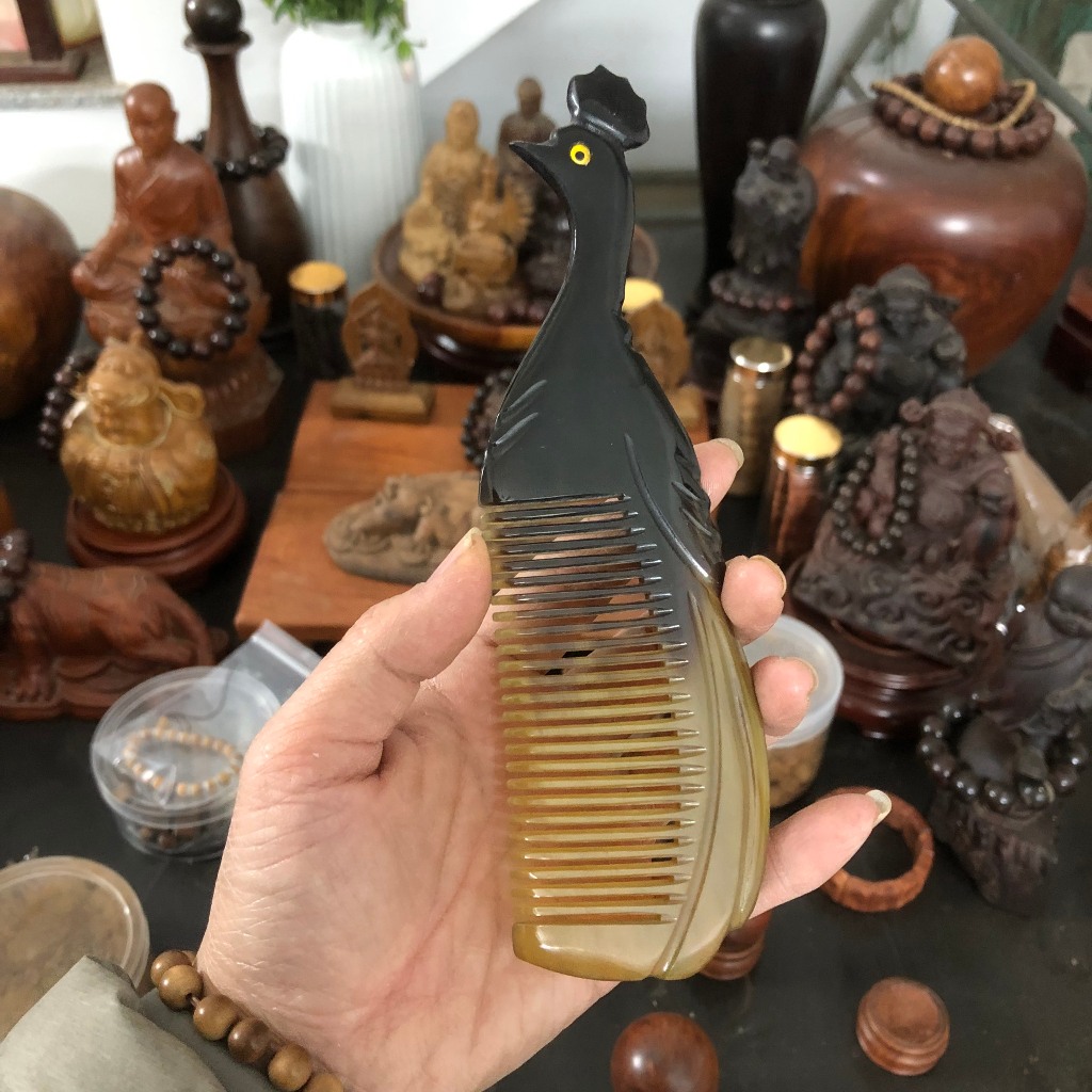 Lược chải tóc Sừng nguyên tấm Giảm Sơ Rụng tóc giá tại xưởng  Mỹ Nghệ Cao Cấp Xuất Trung