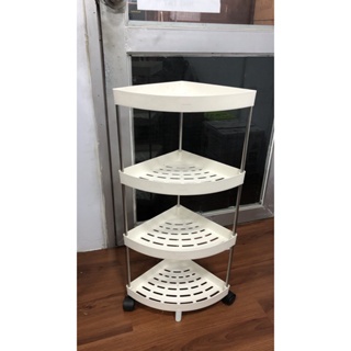 Kệ để đồ đa năng nhà tắm,bếp-kệ để góc gọn 3-4 tầng chất