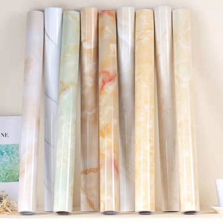 Cuộn 10M Decal Tráng Nhôm dán tường, dán bếp vân đá chất liệu pvc khổ rộng 60cm chống nước nhiều mẫu mã QD025