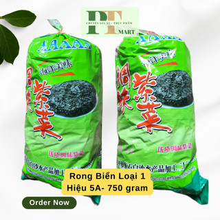 Rong Biển Loại 1 gói 750g hiệu AAAAA. Rong Mứt Nấu canh, Rong Cháy Tỏi Giòn