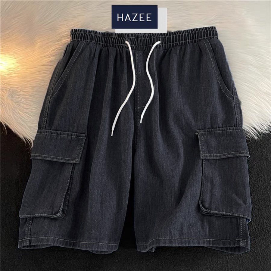 Quần Túi hộp co dãn 4 chiều HAZEE, Quần Sooc bò thời trang Cao cấp