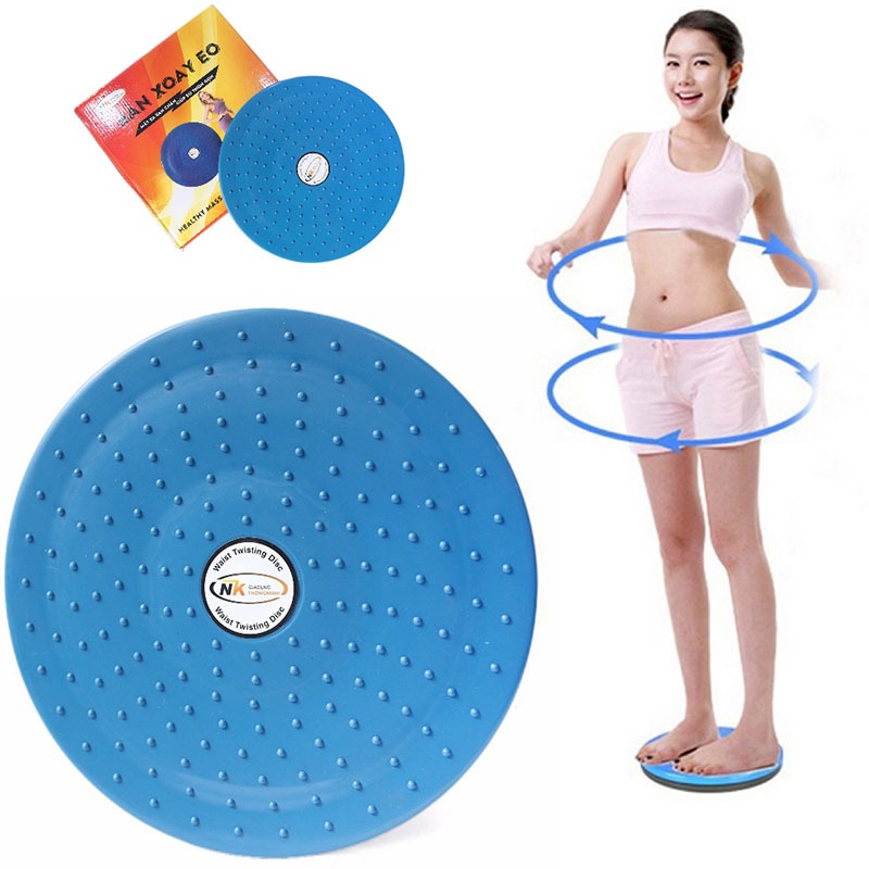 Đĩa Xoay Eo tập thể dục 360 độ - Bàn Xoay tập cơ bụng eo thon giảm cân tại nhà có hạt massage bàn chân cực tốt