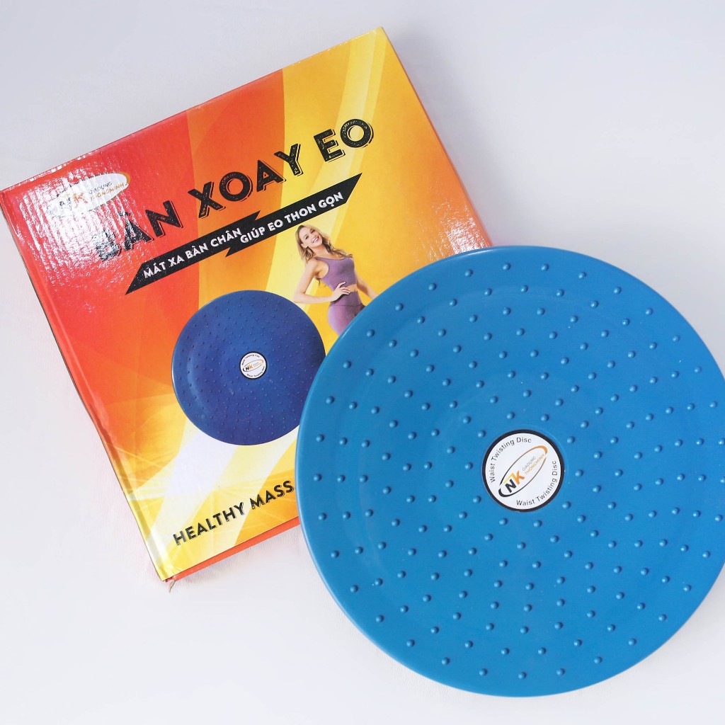 Đĩa Xoay Eo tập thể dục 360 độ - Bàn Xoay tập cơ bụng eo thon giảm cân tại nhà có hạt massage bàn chân cực tốt