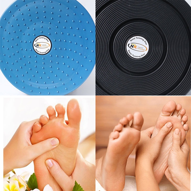 Đĩa Xoay Eo tập thể dục 360 độ - Bàn Xoay tập cơ bụng eo thon giảm cân tại nhà có hạt massage bàn chân cực tốt