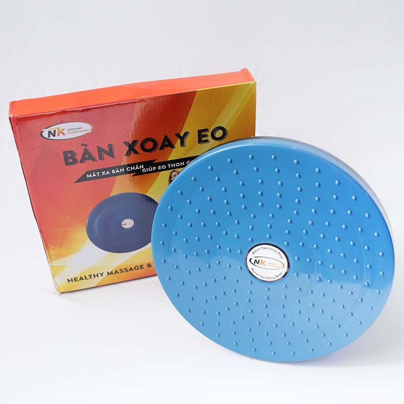 Đĩa Xoay Eo tập thể dục 360 độ - Bàn Xoay tập cơ bụng eo thon giảm cân tại nhà có hạt massage bàn chân cực tốt