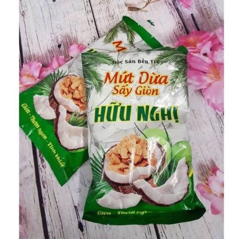 (275gr) Mứt dừa sấy giòn Hữu Nghị