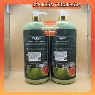 Cặp dầu gội xả SUMI 2000ml (CHÍNH HÃNG) Phục Hồi Ngăn Tóc Gãy Rụng , Siêu Mềm Mượt Tóc