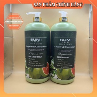 Cặp dầu gội xả SUMI 2000ml (CHÍNH HÃNG) Phục Hồi Ngăn Tóc Gãy Rụng , Siêu Mềm Mượt Tóc