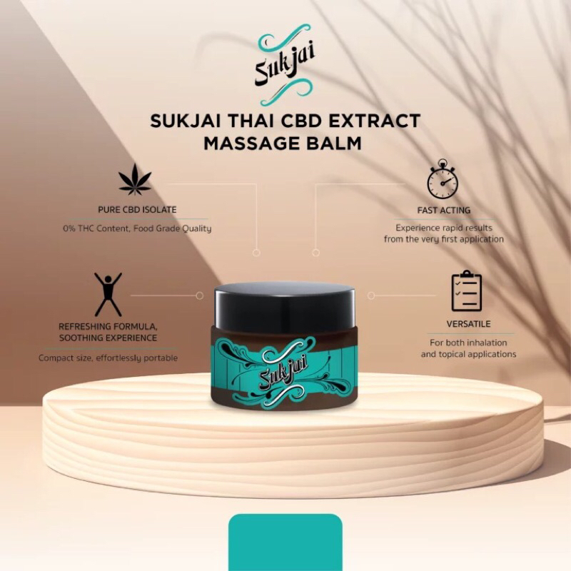 Dầu cù là xoa bóp giảm đau Thái Lan - Sukjai