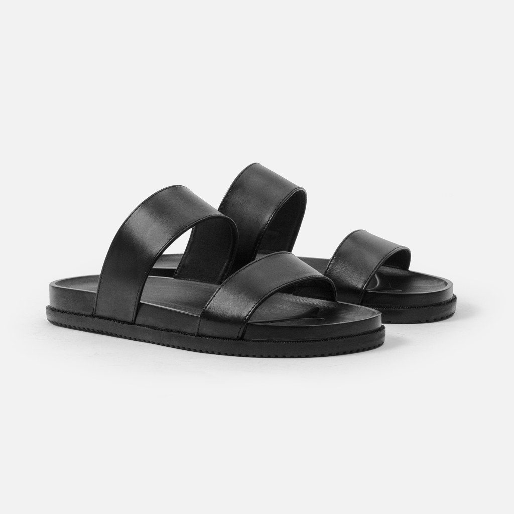 Ảnh Dép sandal G2 Dano kiểu dép quai ngang công sở Dép lê nam da bò cao cấp thời trang thích hợp đi biển 1