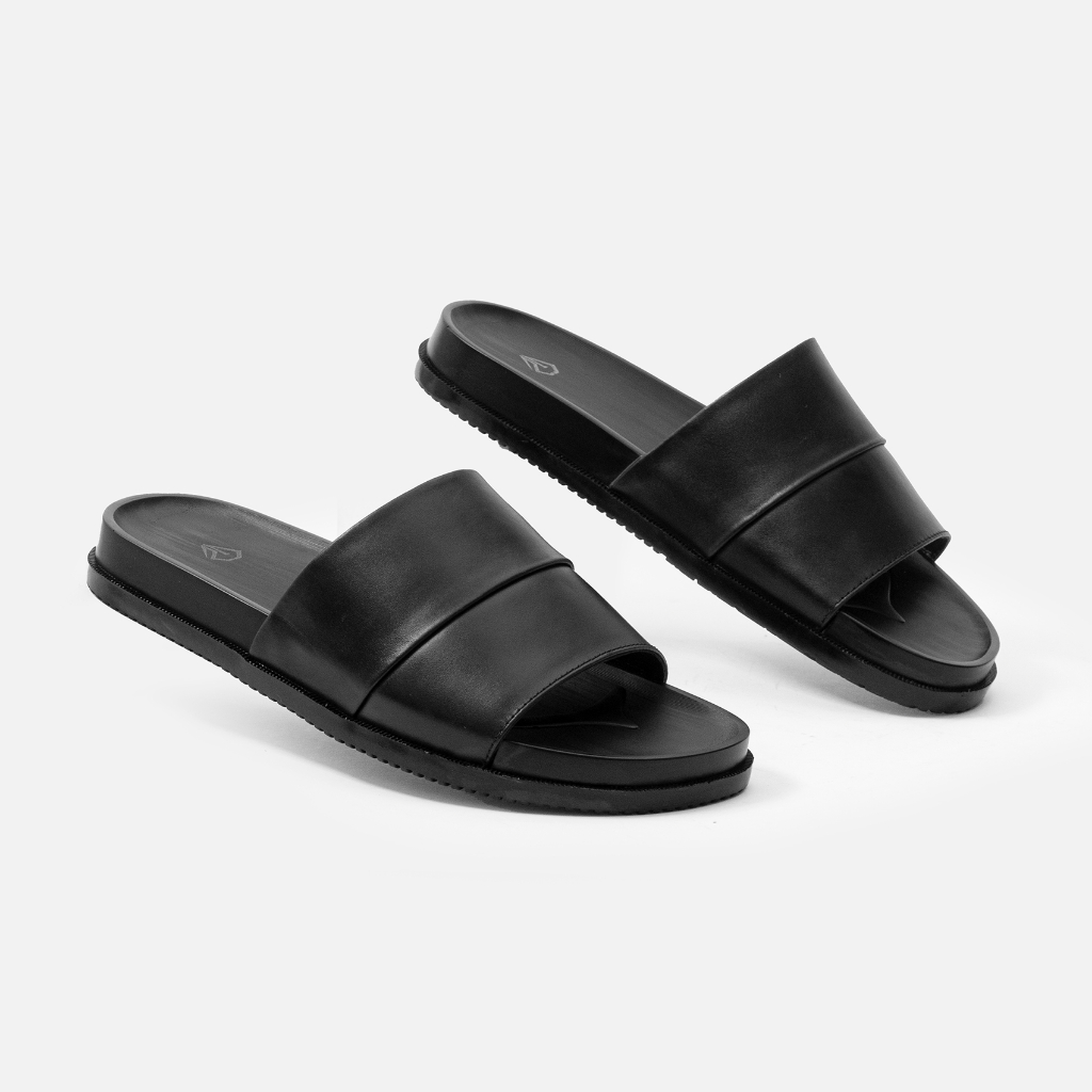 Ảnh Dép nam quai ngang G2 Lava kiểu sandal dùng làm dép đi biển, đi chơi, Dép lê da cao cấp thời trang thanh lịch 3