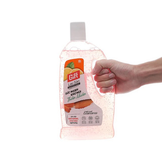 Lau Sàn Gift khử mùi thiên nhiên Bột Quế & Chiết Xuất Yuzu 1 Lít “Sàn nhà sạch bóng, khử mùi - ngát hương”