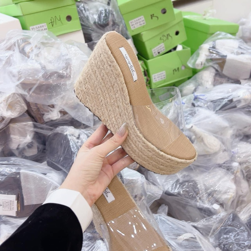 Dép xuồng cối cao 9P quai trong