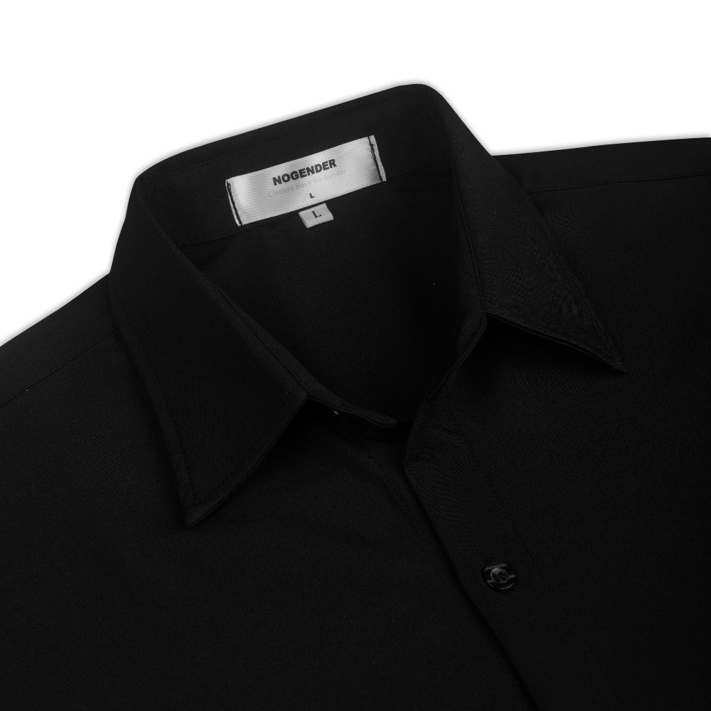 BLACK SHIRT | ÁO SƠ MI ĐEN TAY NGẮN