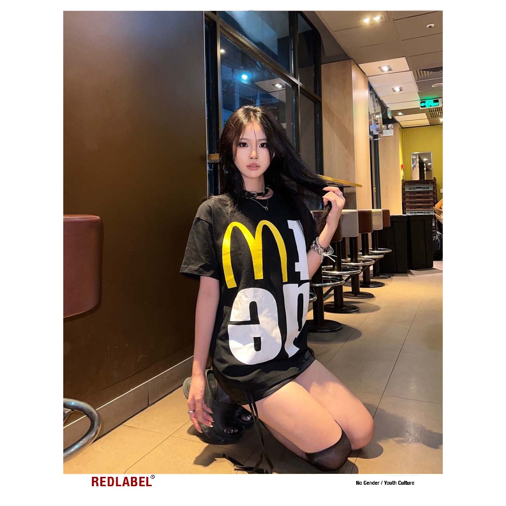 Áo Thun Nam Nữ In "MTDE" Tshirt, Áo Phông REDLABEL In Họa Tiết Tay Lỡ Chất Vải Cotton 250gsm Form Oversize