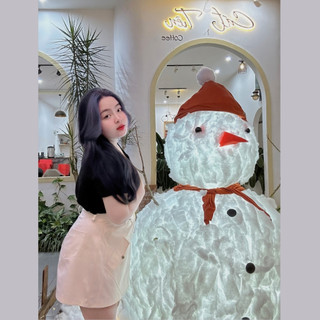 Chân váy kaki ôm Bigsize dáng chữ A ngắn đứng form có dây rút cho nàng Chubby CV400