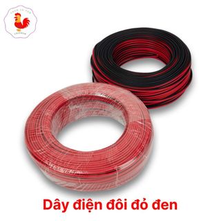 Dây điện đôi đỏ đen lõi đồng
