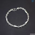 Lắc tay bạc mắt xích bản nhỏ đơn giản nhiều kiểu cách, vòng tay thời trang cao cấp cho nam LTA0000 - Trang Sức TNJ — ảnh 5