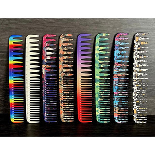 ❌RẺ NHẤT❌ Lược Răng Thưa Tỉa Tạo Tép Tóc Nữ , Lược Vuốt Sáp Tóc Nam Chải Tạo Hiệu Ứng Texture
