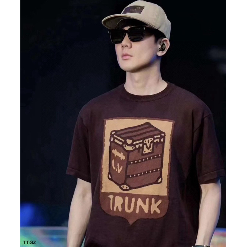 ⚡️[Hight Quality] Áo Phông Len LV Full Box - Họa Tiết Túi Hộp Trunk Dệt Kim Tinh Tế - Hàng Loại 1 Nam Nữ Full Túi Tag