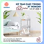 Kệ tam giác trong 3T Hokori 5558, Kệ đựng đồ trong suốt có bánh xe tiện dụng, Kệ trong suốt để đồ đa năng Việt Nhật
