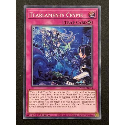 Thẻ bài YUGIOH - TCG - Tearlaments Cryme - POTE-EN073 - Common 1st ...