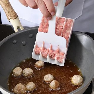 Dụng cụ làm thịt mọc viên, khuôn làm mọc cá viên tiện lợi 3 ngăn
