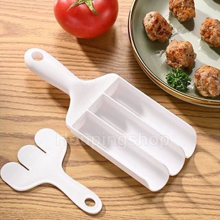 Dụng cụ làm thịt mọc viên, khuôn làm mọc cá viên tiện lợi 3 ngăn