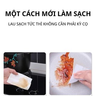- Khăn ướt lau bếp đa năng 1 gói 80 miếng,giấy lau bếp kiểu mới