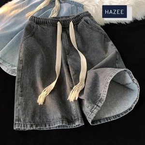 Quần jean Nam ngắn bigsize HAZEE vải co giãn lưng chun, quần nam boy phố Full size: M/L/XL/2XL/3XL (tới 90kg)