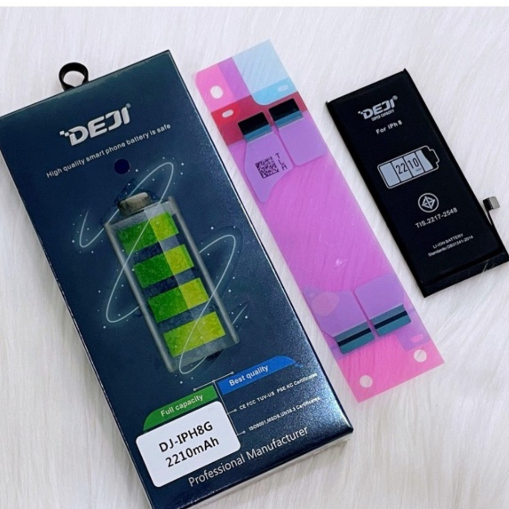 Pin Deji Cho ip 5s/6/6s/6p/6sp/7/7p/8/8p/x/xs/xr/xsm/11/11pro/11promx11/12/12Promax Bảo Hành 6 Tháng