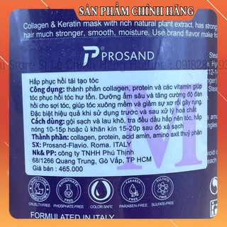 Hấp Ủ Phục Hồi Tái Tạo Tóc PROSAND 500ml (CHÍNH HÃNG) Phục Hồi Ngăn Tóc Gãy Rụng , Siêu Mềm Mượt Tóc