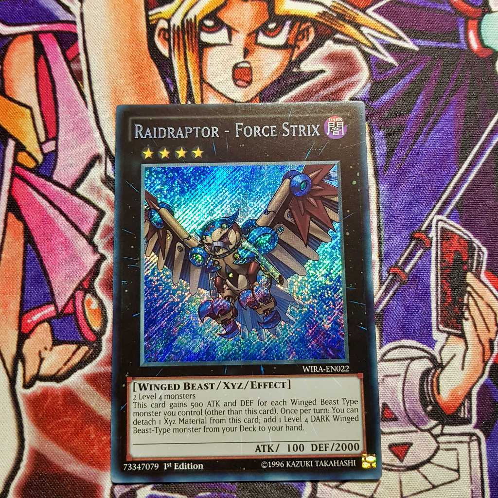 Thẻ bài Yugioh chính hãng | Raidraptor - Force Strix | WIRA Secret Rare ...