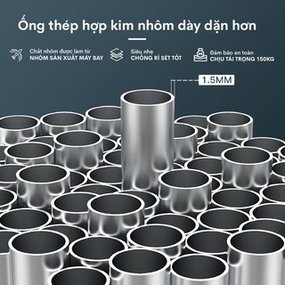 Thang inox rút chữ A màu đỏ đa năng Nhập Khẩu chính hãng FUJIHOME TLA08IR cao 5m bảo hành toàn quốc