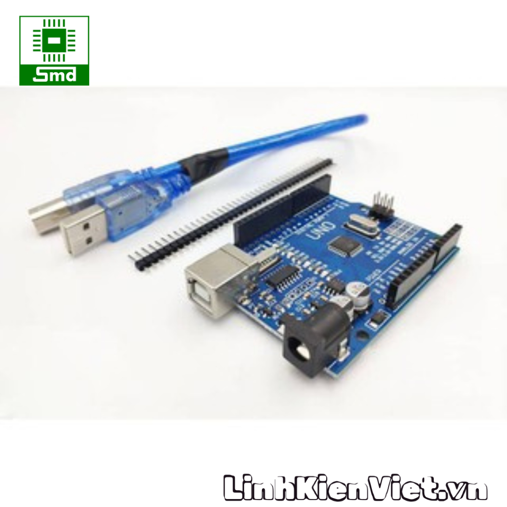 Arduino Uno R3 Chip dán SMD ATmega328 nguồn 5V có kèm theo cable nạp ...