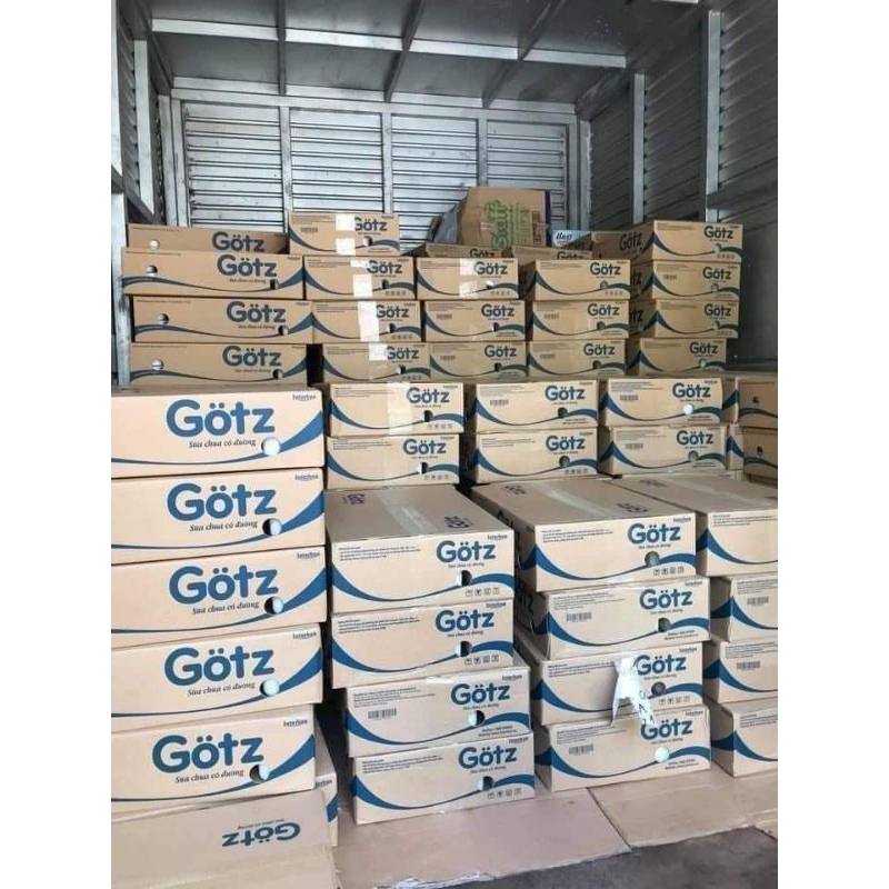Sữa chua Gotz được làm từ men sữa chua đặc trưng (thùng 48 hộp)