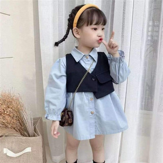 Váy bé gái hàn quốc từ 1 - 8 tuổi phong cách Hàn Quốc