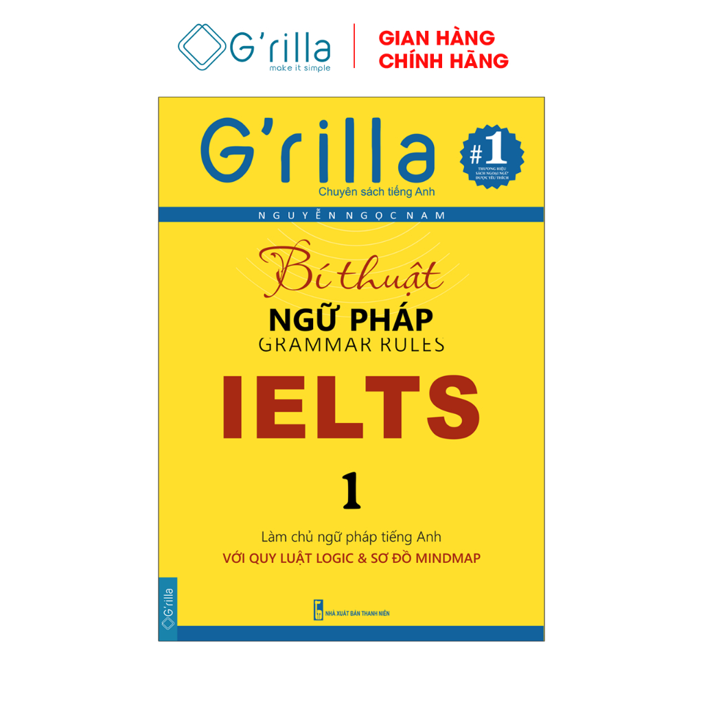 Ảnh Sách - Bí thuật Ngữ pháp IELTS Grilla Tập 1 1