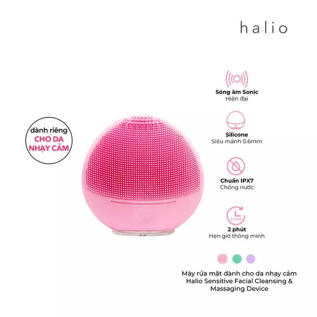 Ảnh [SPLIVE] Máy rửa mặt Halio Sensitive Facial Device dành cho da nhạy cảm 3