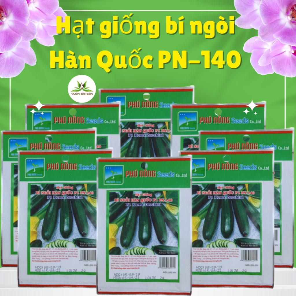 Hạt giống bí ngòi Hàn Quốc F1 PN-140 5