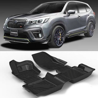 Lót Sàn 2 Lớp Subaru Forester Chất Liệu Nhựa Cao Cấp , Hàng Loại Dày , Nhập Nội Địa Trung