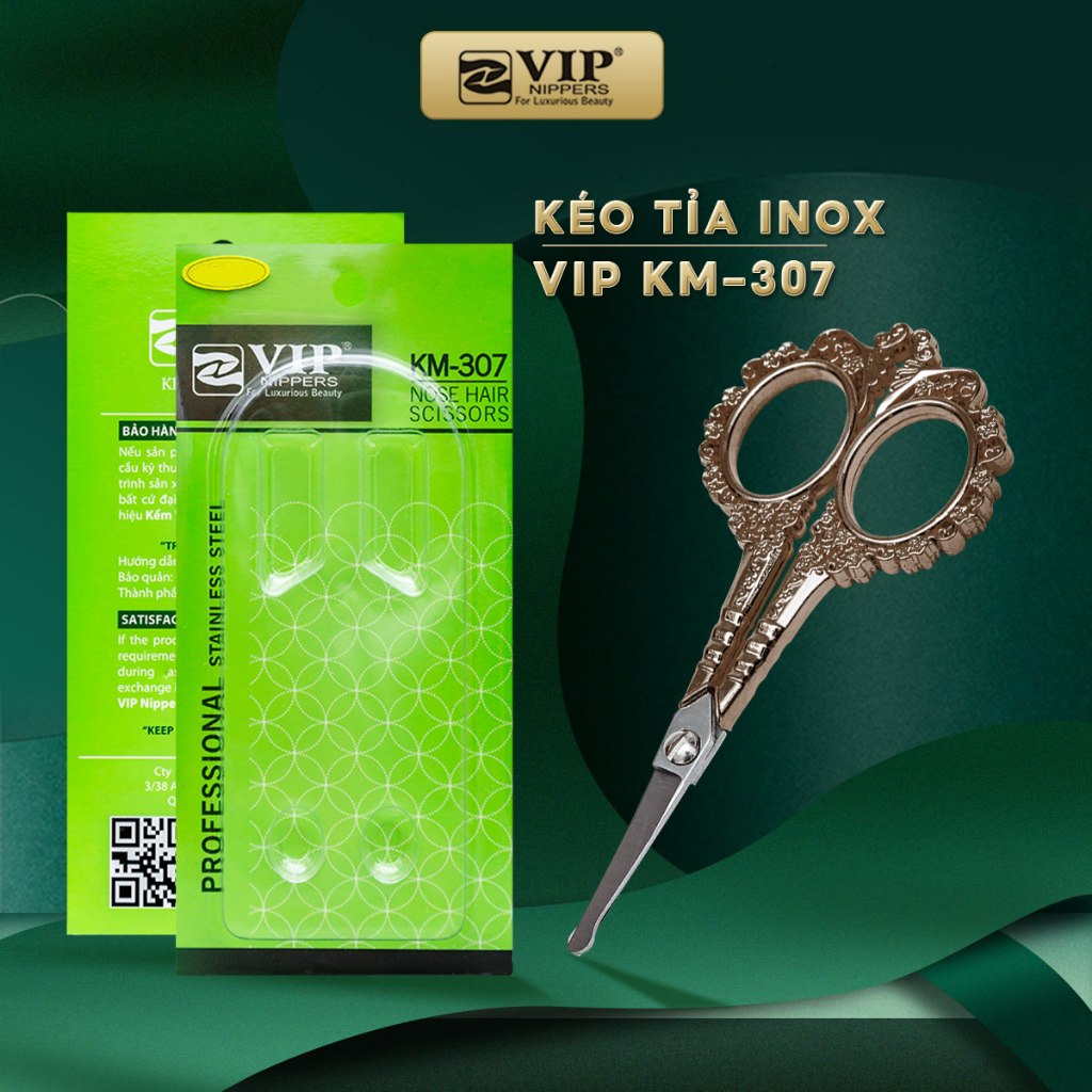 Kéo Tỉa Lông Mũi Đầu Tròn Inox Không Rỉ,  An Toàn Và Tiện Lợi