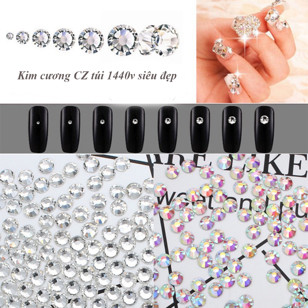 Túi đá kim cương CZ 1440v siêu nét