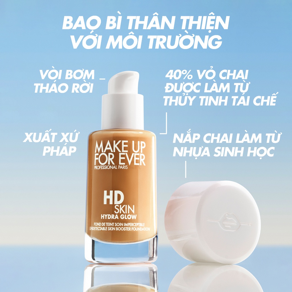 Ảnh Kem nền dưỡng ẩm và giúp da căng bóng HD SKIN HYDRAGLOW FOUNDATION Deluxe 5ml 2