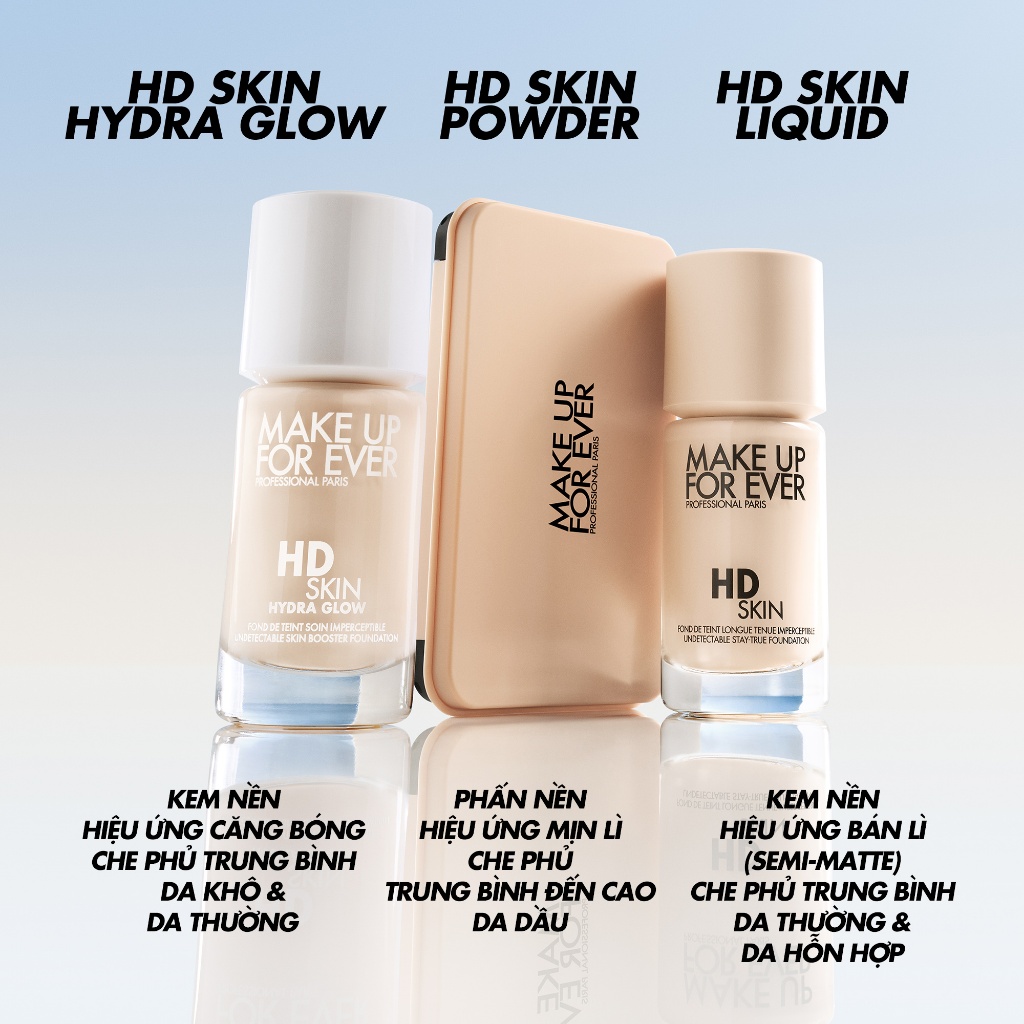 Ảnh Kem nền dưỡng ẩm và giúp da căng bóng HD SKIN HYDRAGLOW FOUNDATION Deluxe 5ml 3