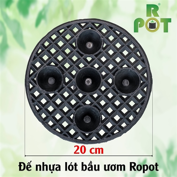 Đế Nhựa Lót Bầu Ươm Ropot Đường Kính 20cm, 30cm, 40cm, 50cm, 60cm ...