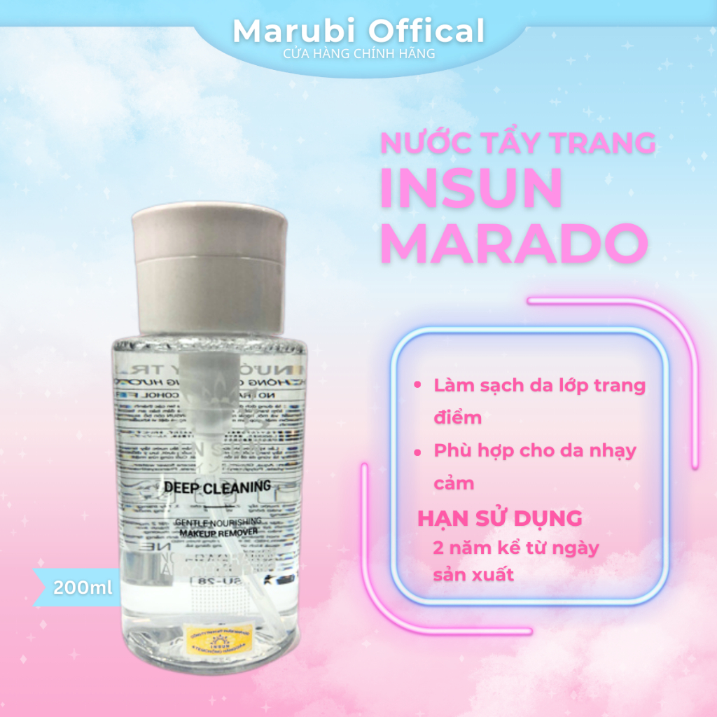 Nước Tẩy Trang Insun Marado 200ML Không Cồn