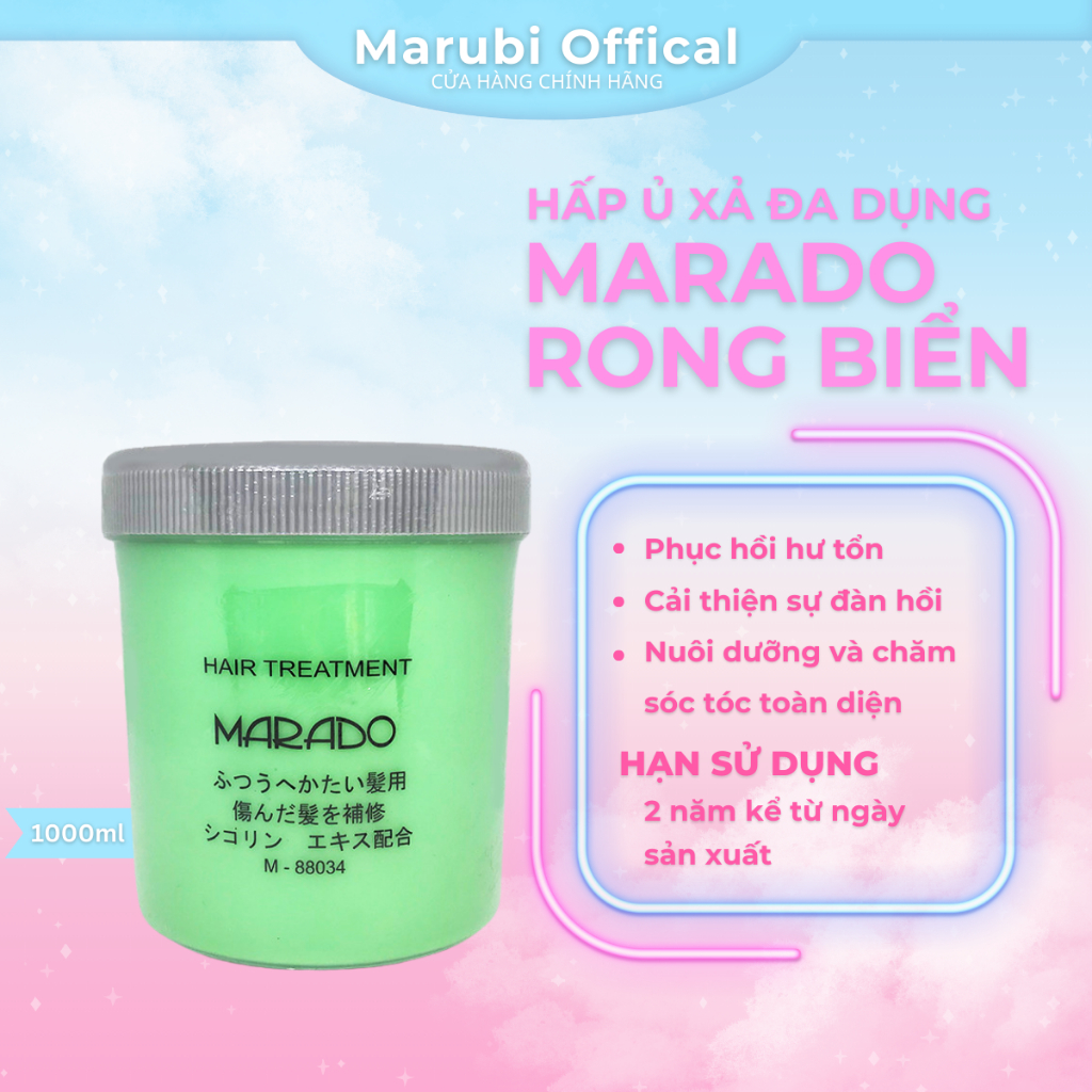 Ủ Tóc Rong Biển Marado 400gr hương thơm hoa nhài