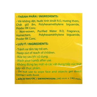Khăn ướt đa năng lau bếp siêu sạch HLP Clean & Light gói 30 tờ