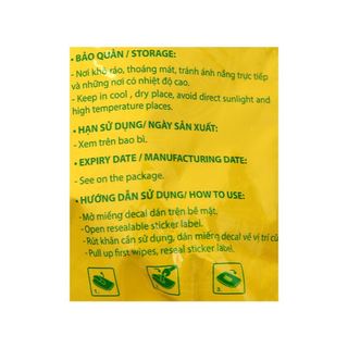 Khăn ướt đa năng lau bếp siêu sạch HLP Clean & Light gói 30 tờ
